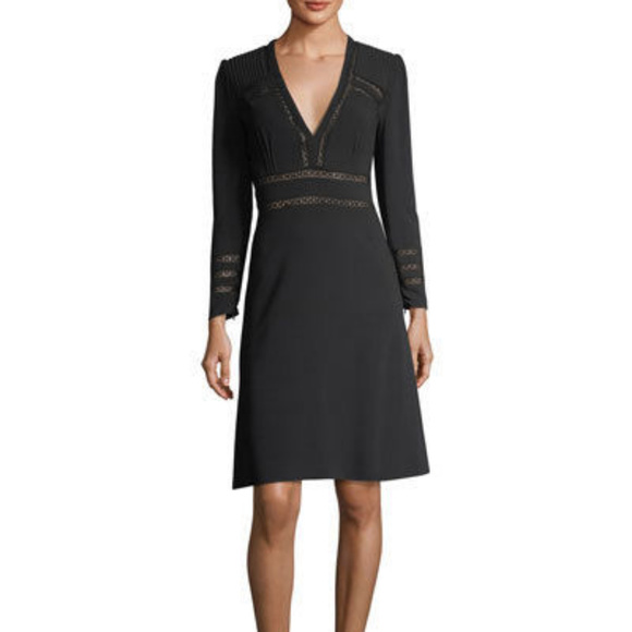 Burberry Dresses & Skirts - BURBERRY LONG SLEEVE DRESS with cutoutsBLACK SZ 14